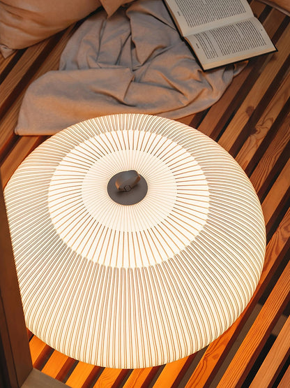 Lantern Knit Table Lamp | Fabric | White