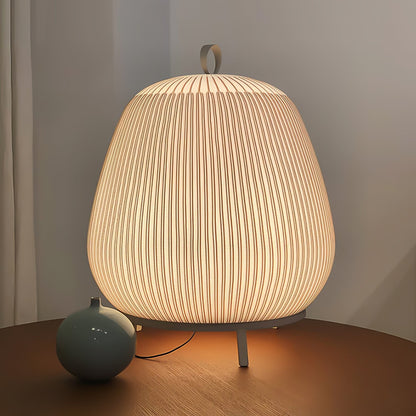 Lantern Knit Table Lamp | Fabric | White