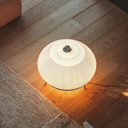 Lantern Knit Table Lamp | Fabric | White