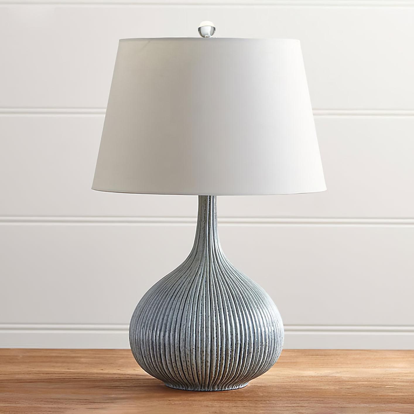 Kole Ceramic Table Lamp | Blue | Handcrafted