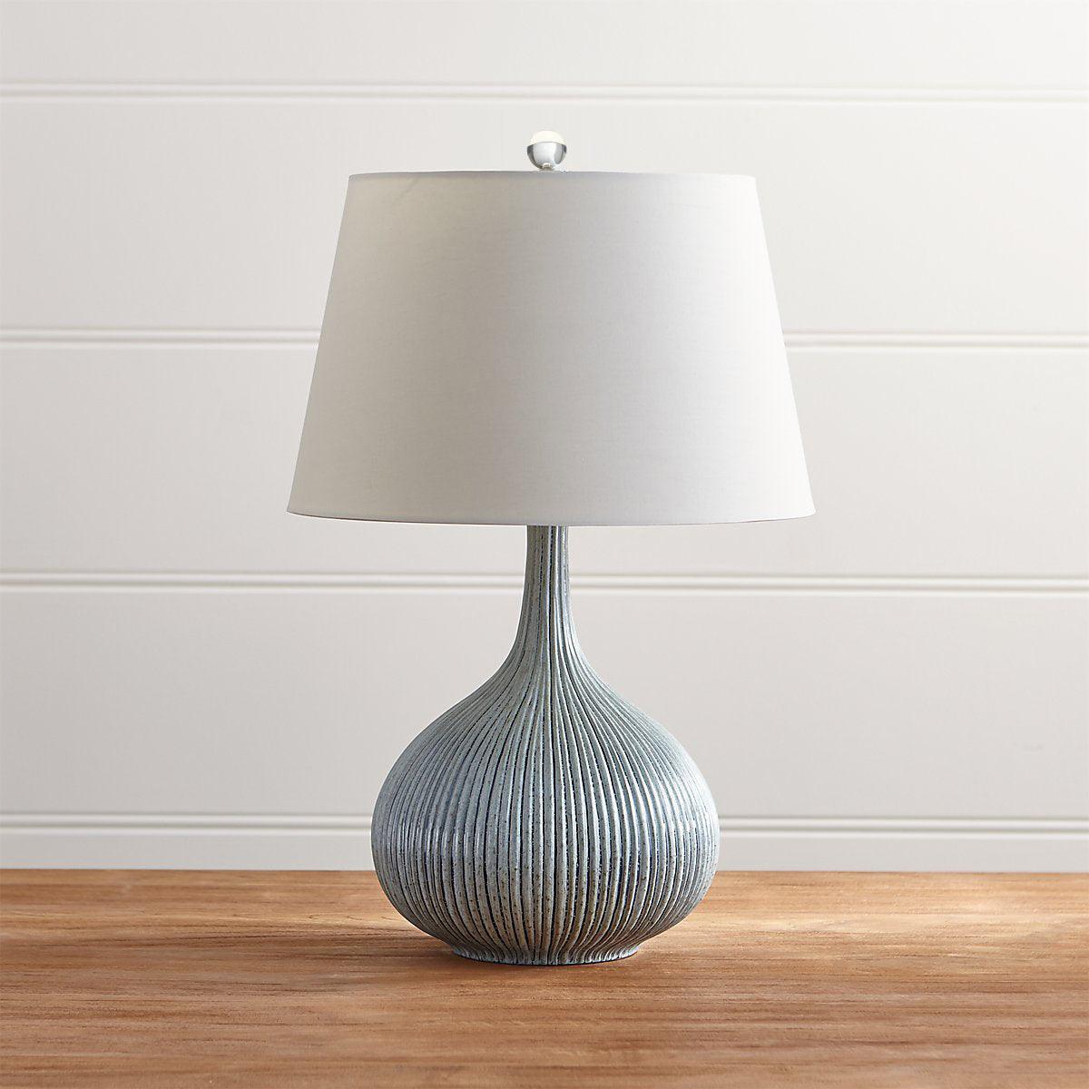 Kole Ceramic Table Lamp | Blue | Handcrafted