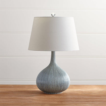 Kole Ceramic Table Lamp | Blue | Handcrafted