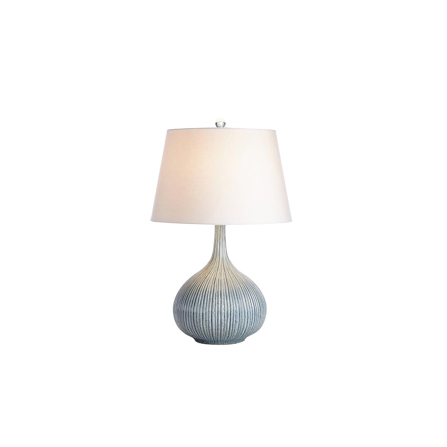 Kole Ceramic Table Lamp | Blue | Handcrafted
