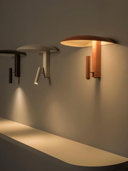 Konoha Wall Lamp | Metal | White, Black, Red