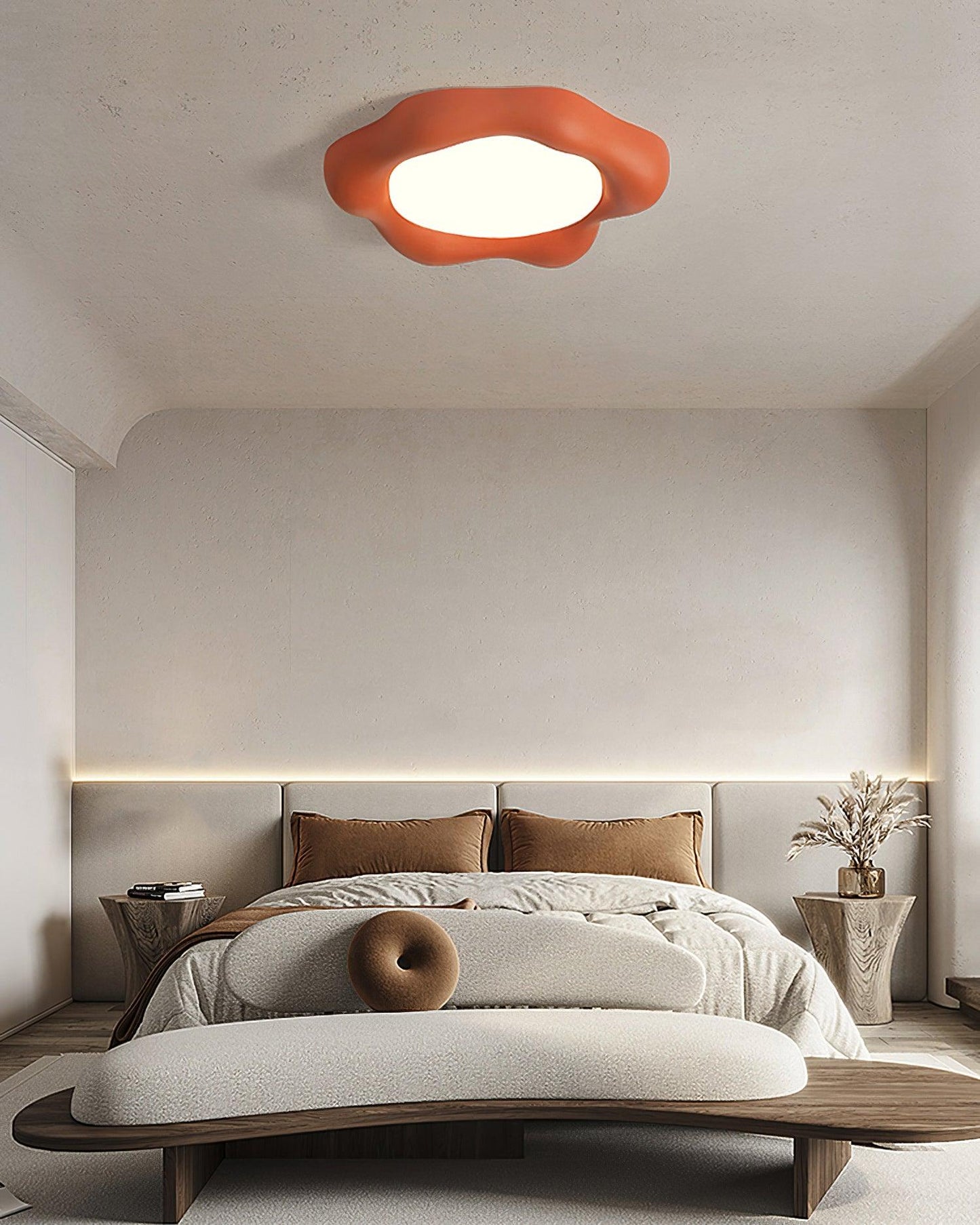 Kumo Ceiling Lamp | Resin Acrylic | White, Green, Orange, Beige