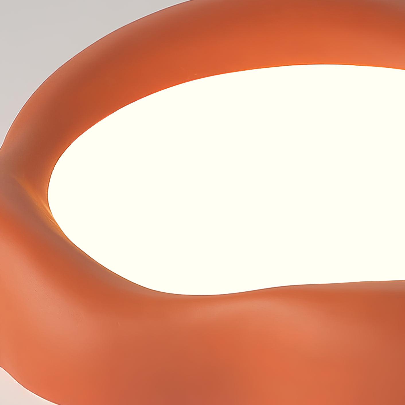 Kumo Ceiling Lamp | Resin Acrylic | White, Green, Orange, Beige
