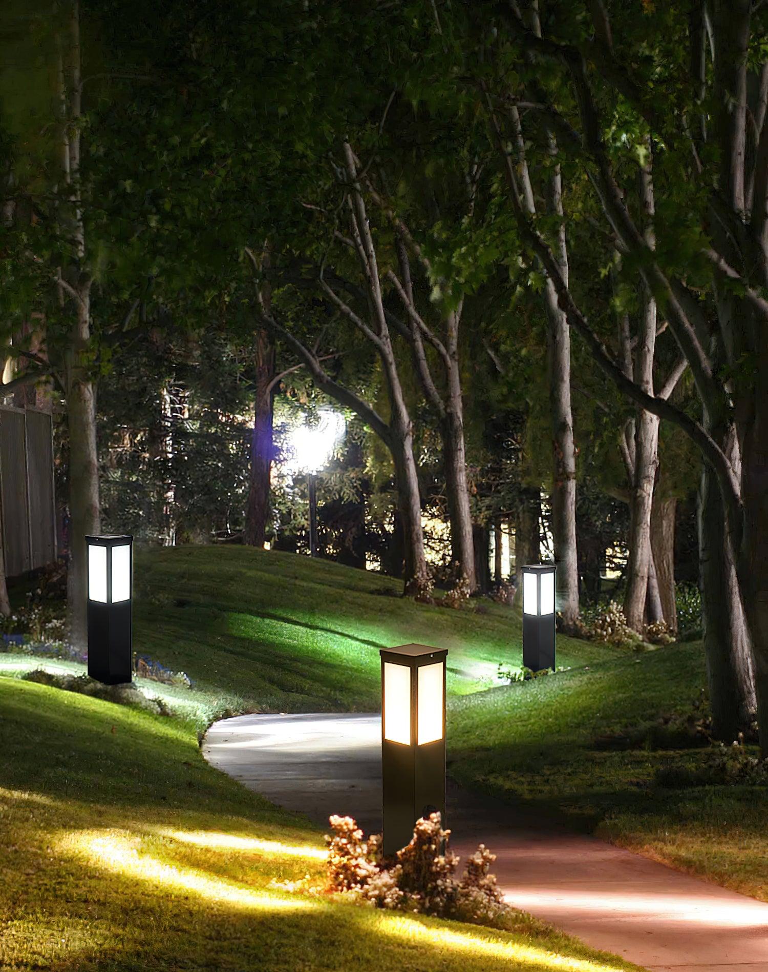Kuzco Bollard Outdoor Light | Aluminum | Black