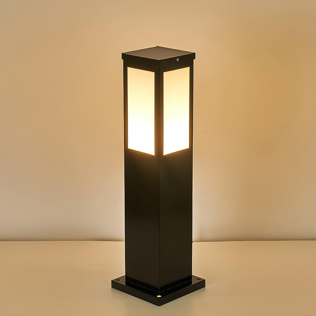 Kuzco Bollard Outdoor Light | Aluminum | Black