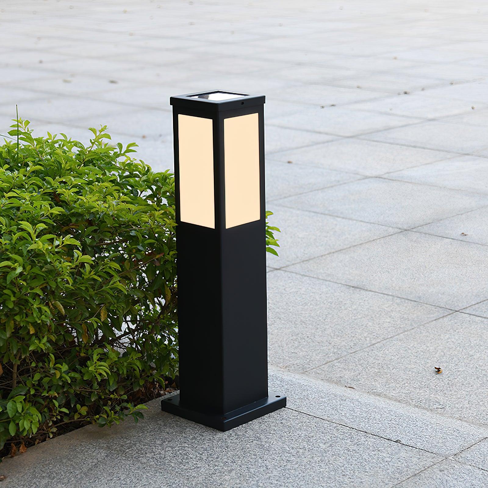 Kuzco Bollard Outdoor Light | Aluminum | Black