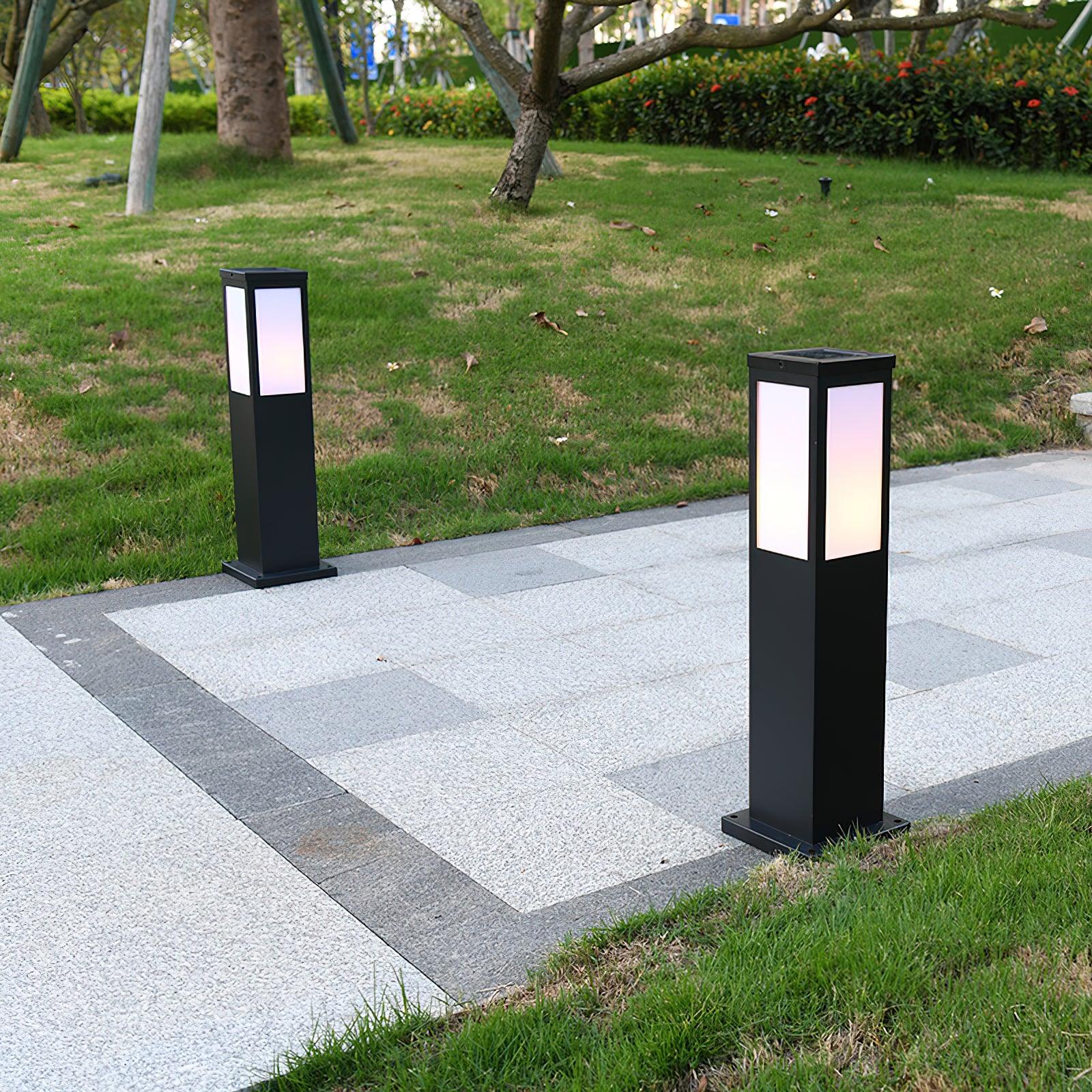 Kuzco Bollard Outdoor Light | Aluminum | Black