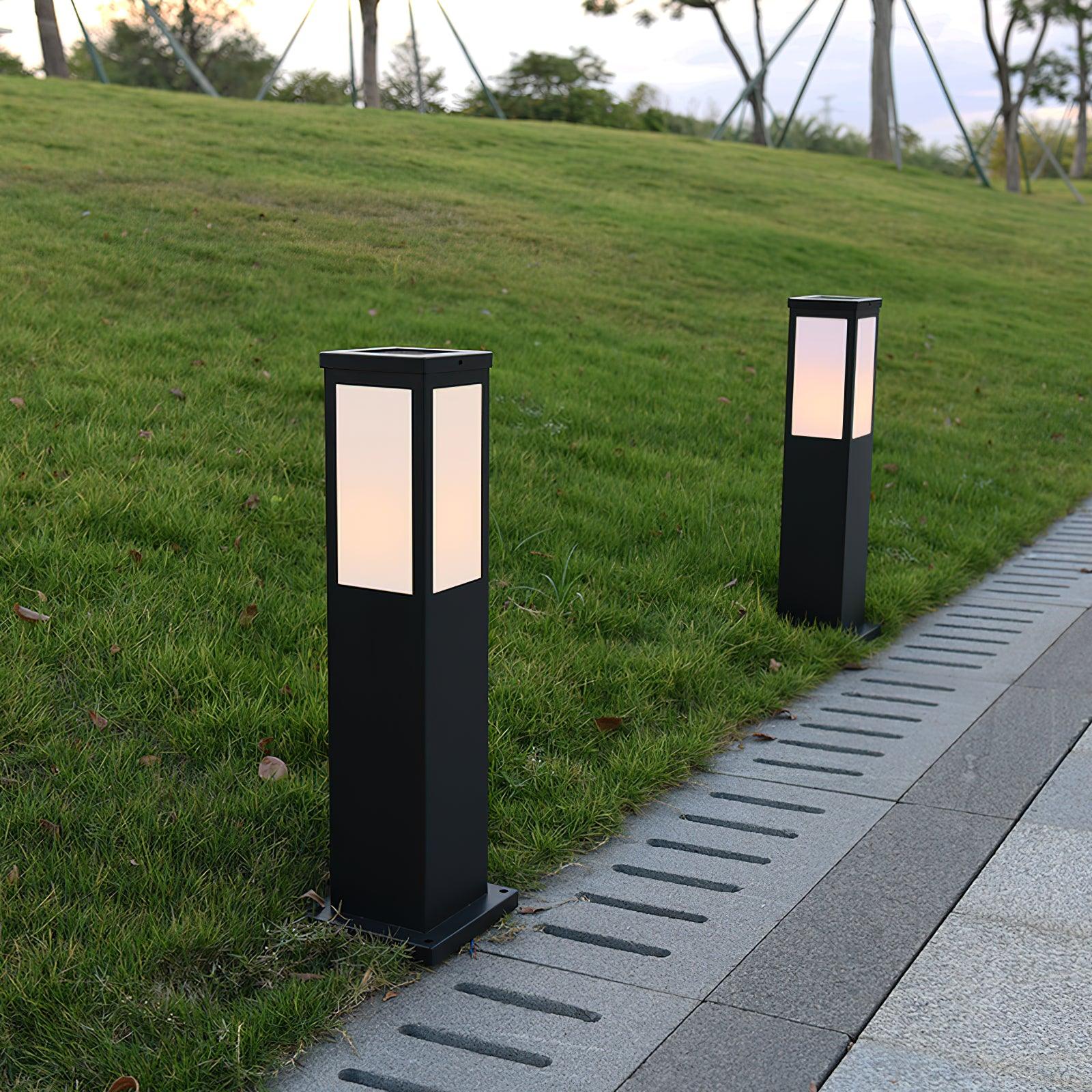 Kuzco Bollard Outdoor Light | Aluminum | Black