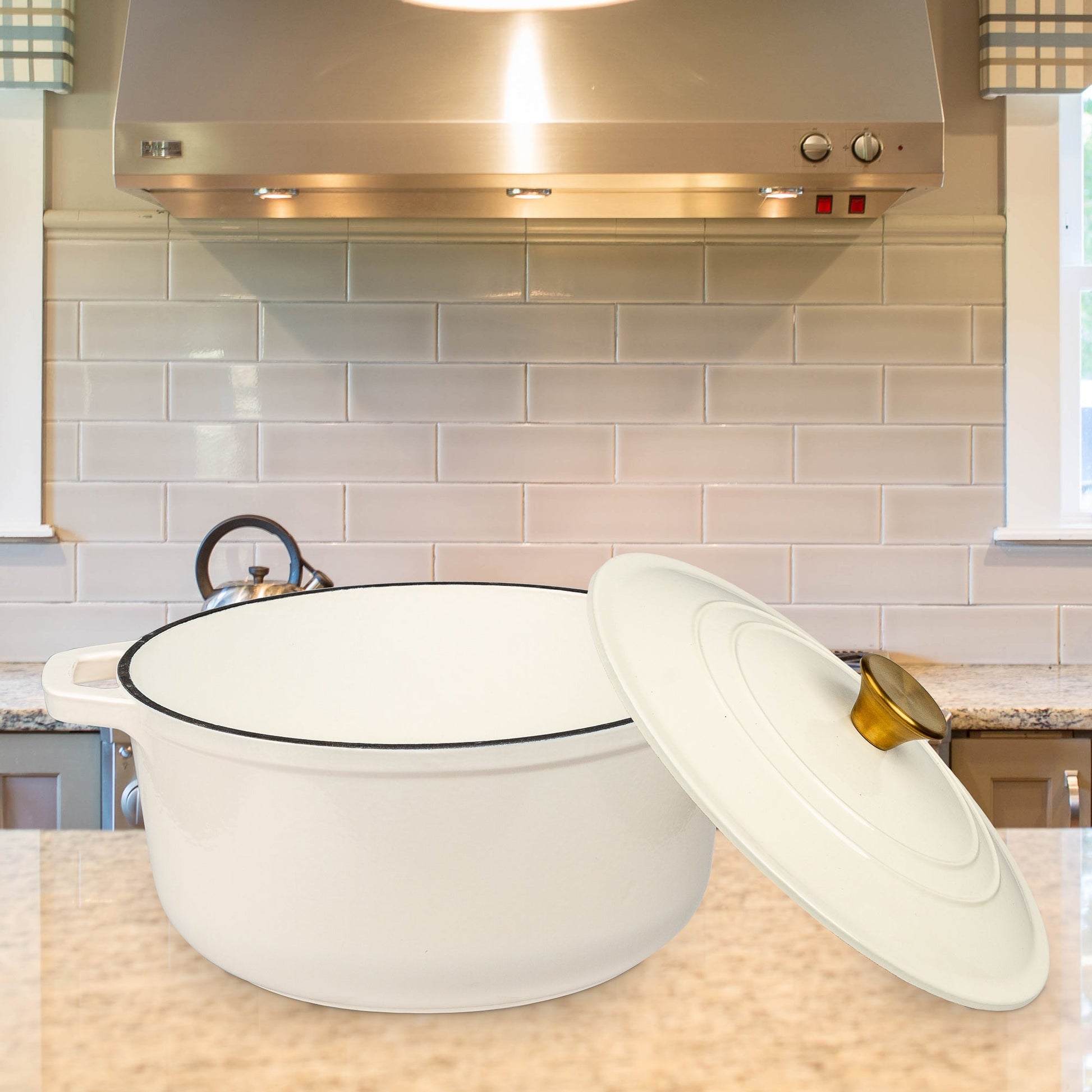 Enameled Cast Iron Dutch Oven - 6 Quart