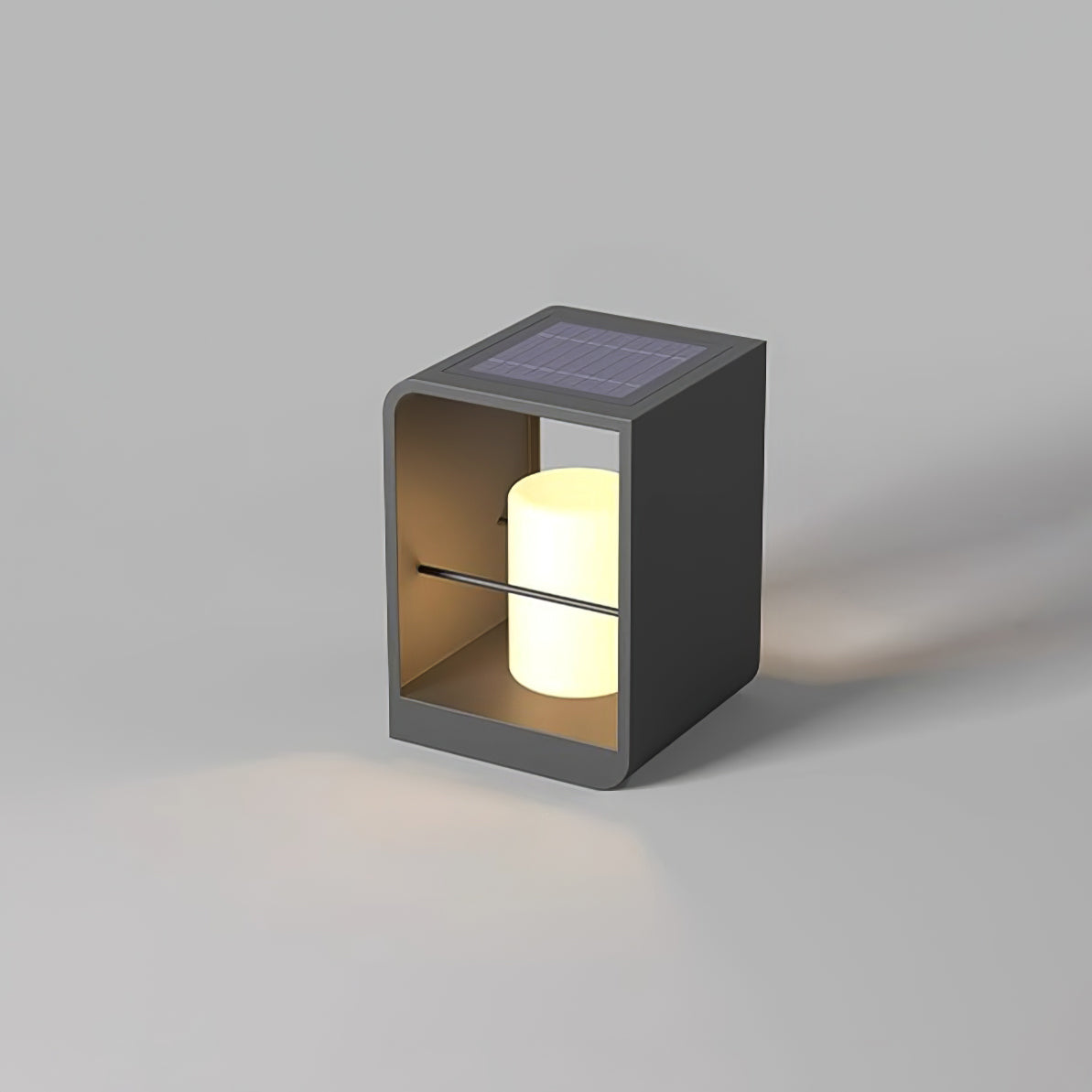 Solar Garden Light | Stainless Steel & PC | Warm White, 20cm Diameter