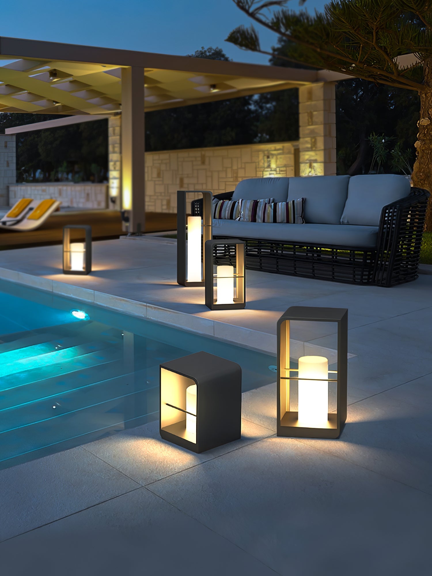 Solar Garden Light | Stainless Steel & PC | Warm White, 20cm Diameter
