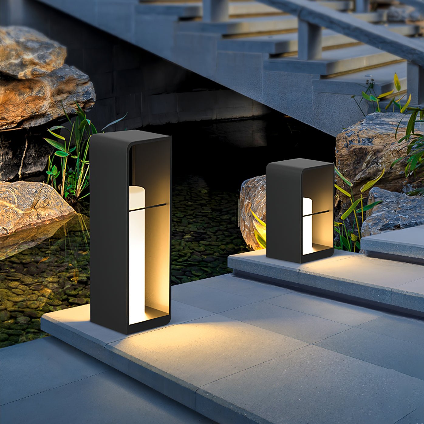 Solar Garden Light | Stainless Steel & PC | Warm White, 20cm Diameter