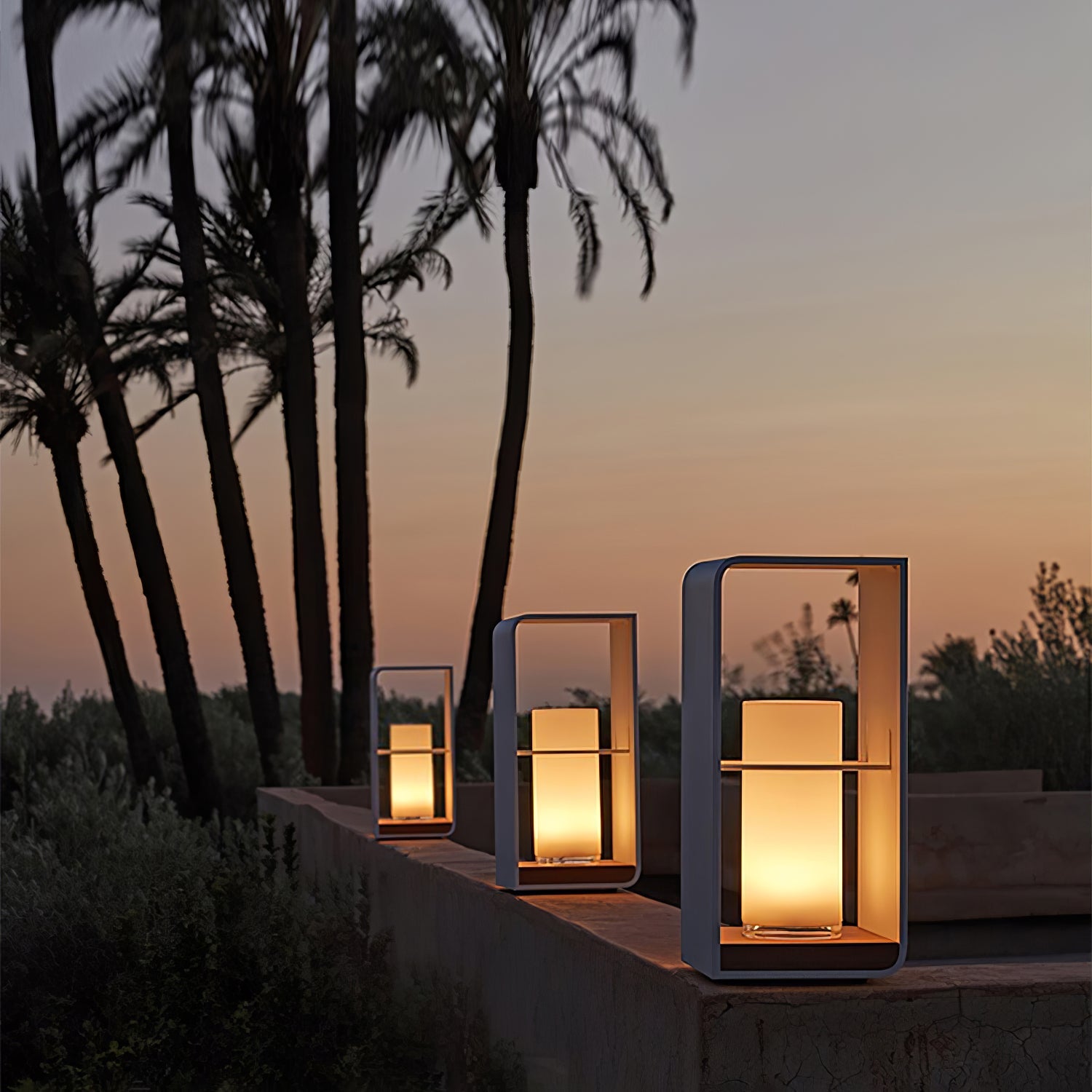 Solar Garden Light | Stainless Steel & PC | Warm White, 20cm Diameter