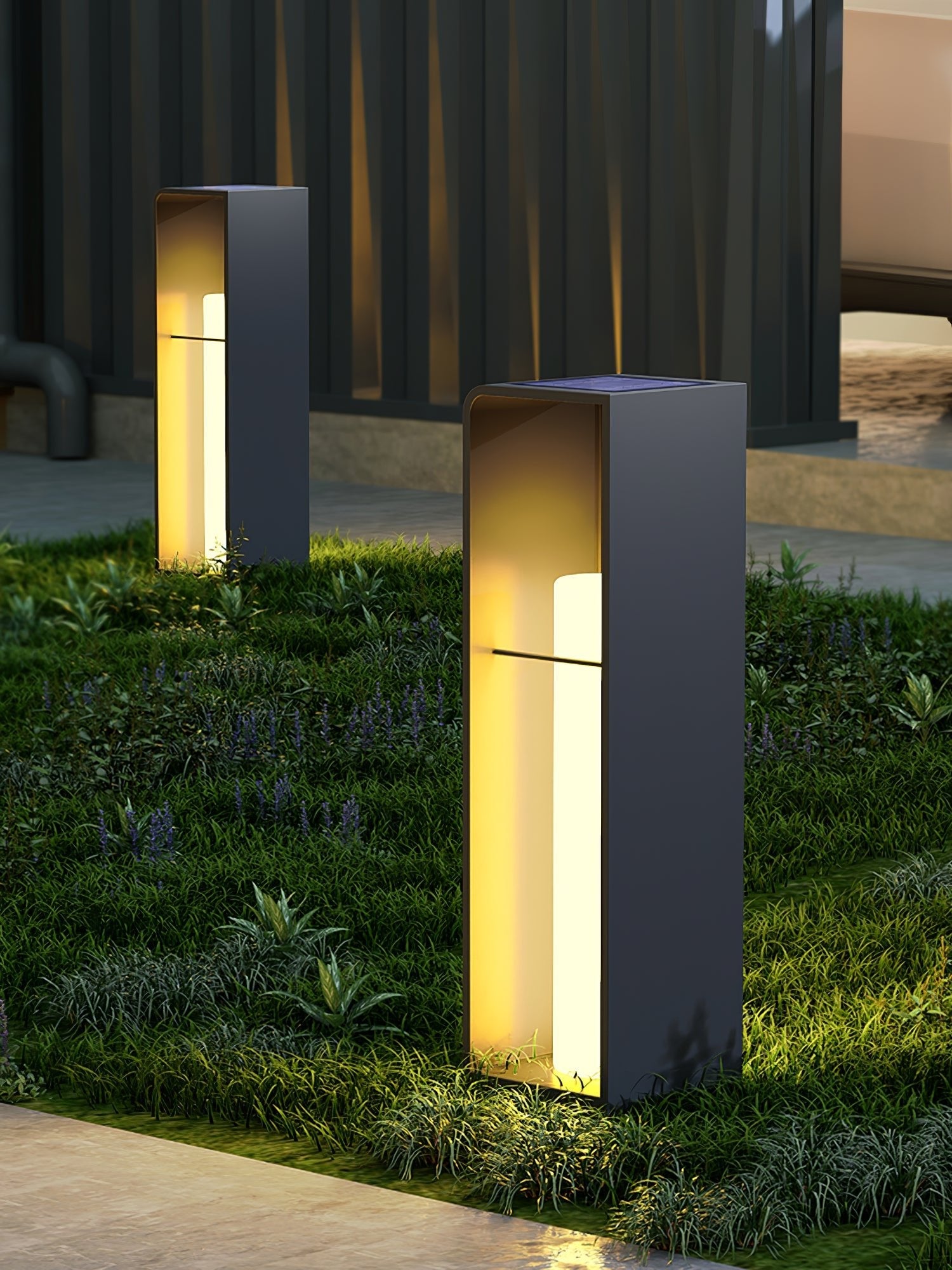 Solar Garden Light | Stainless Steel & PC | Warm White, 20cm Diameter