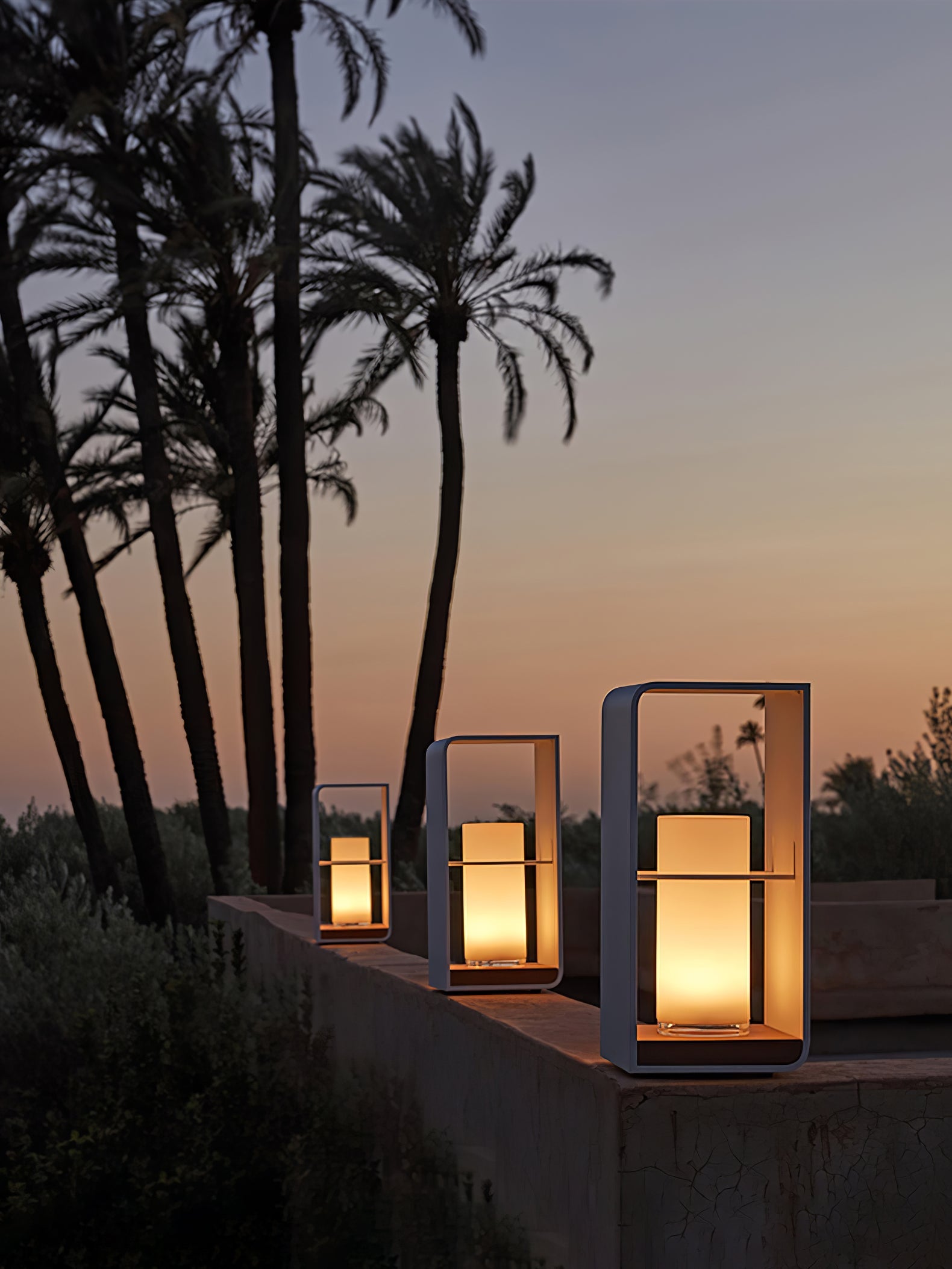 Solar Garden Light | Stainless Steel & PC | Warm White, 20cm Diameter