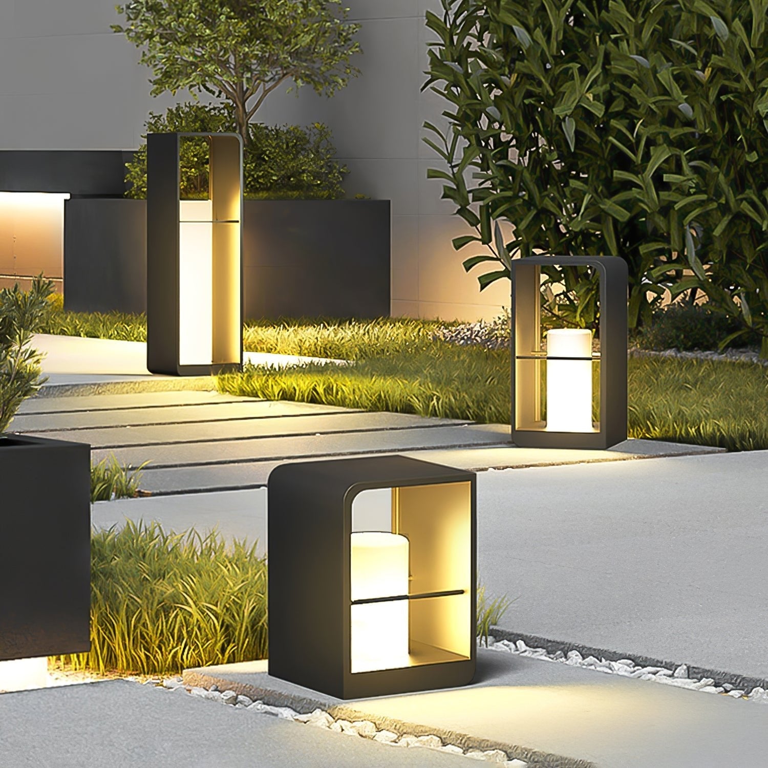 Solar Garden Light | Stainless Steel & PC | Warm White, 20cm Diameter