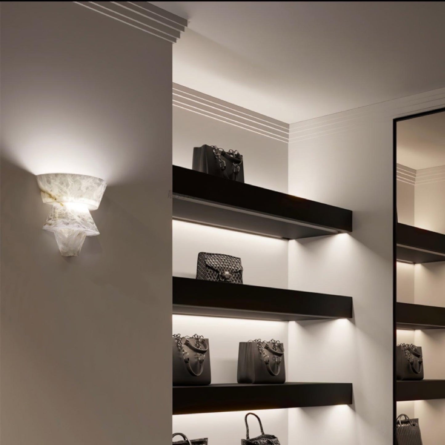Laboratory Wall Light | Alabaster | White
