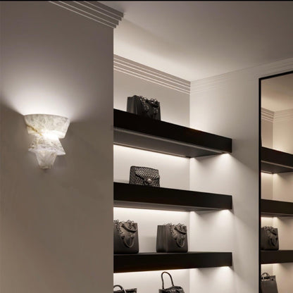 Laboratory Wall Light | Alabaster | White