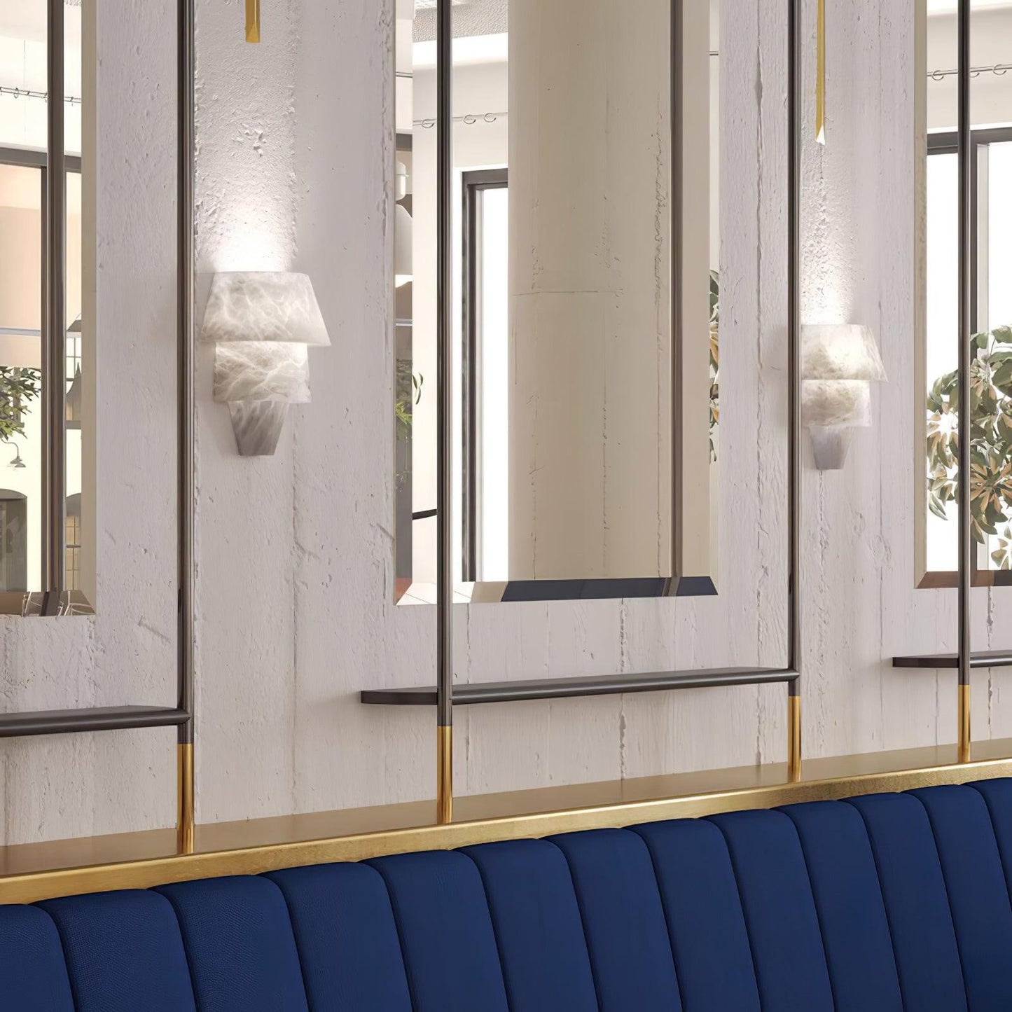 Laboratory Wall Light | Alabaster | White