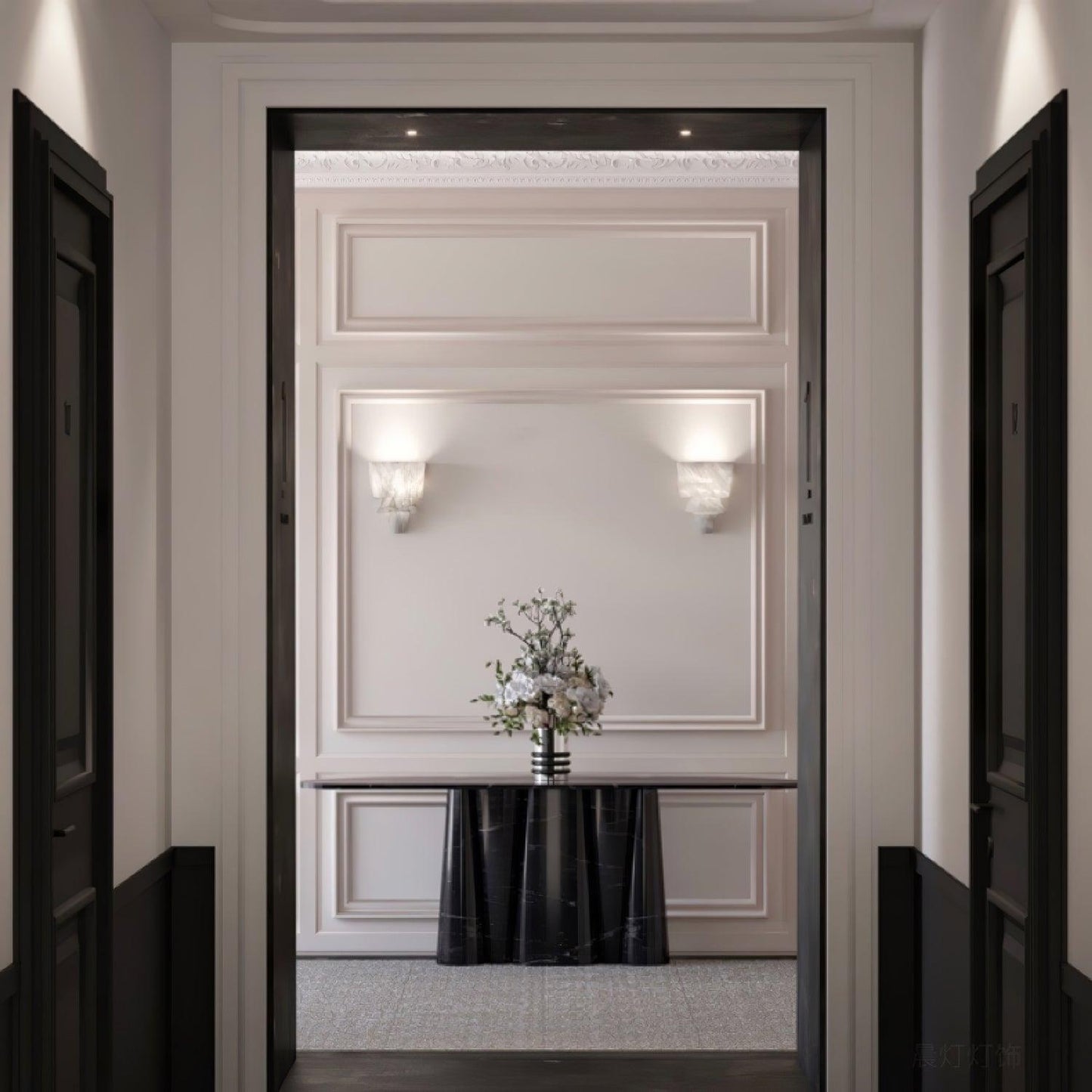 Laboratory Wall Light | Alabaster | White