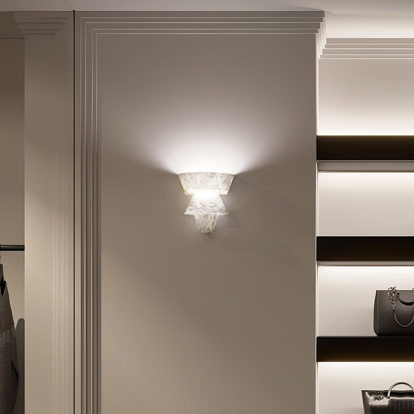 Laboratory Wall Light | Alabaster | White