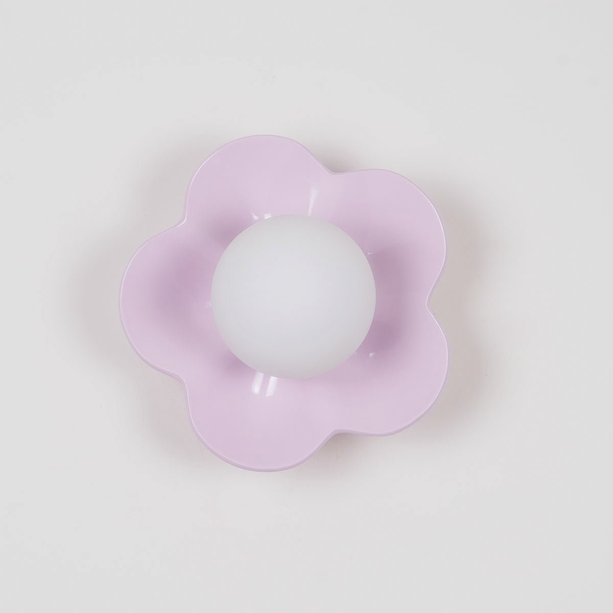 La Fleur Wall Lamp | Resin & Glass | White, Purple, Yellow