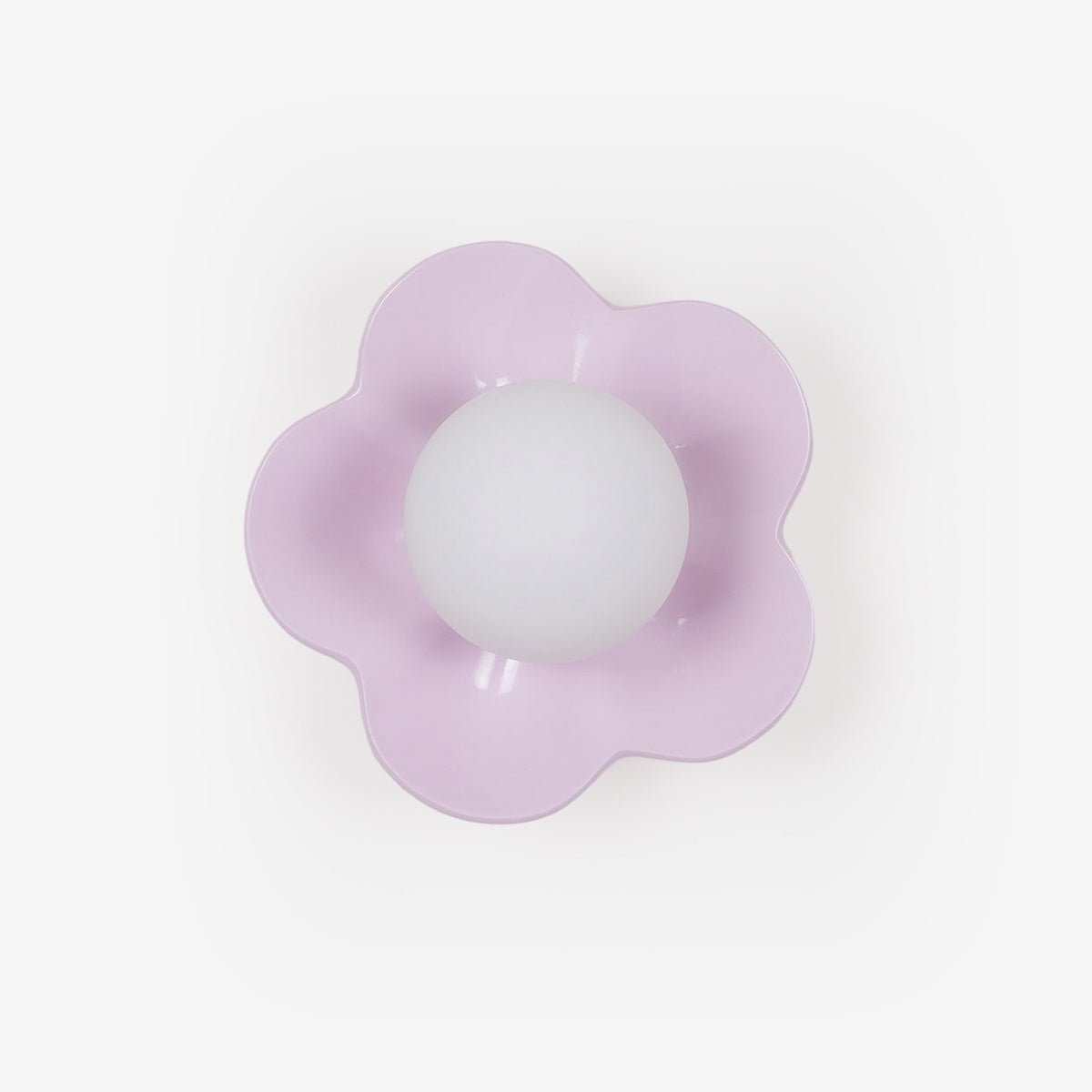 La Fleur Wall Lamp | Resin & Glass | White, Purple, Yellow