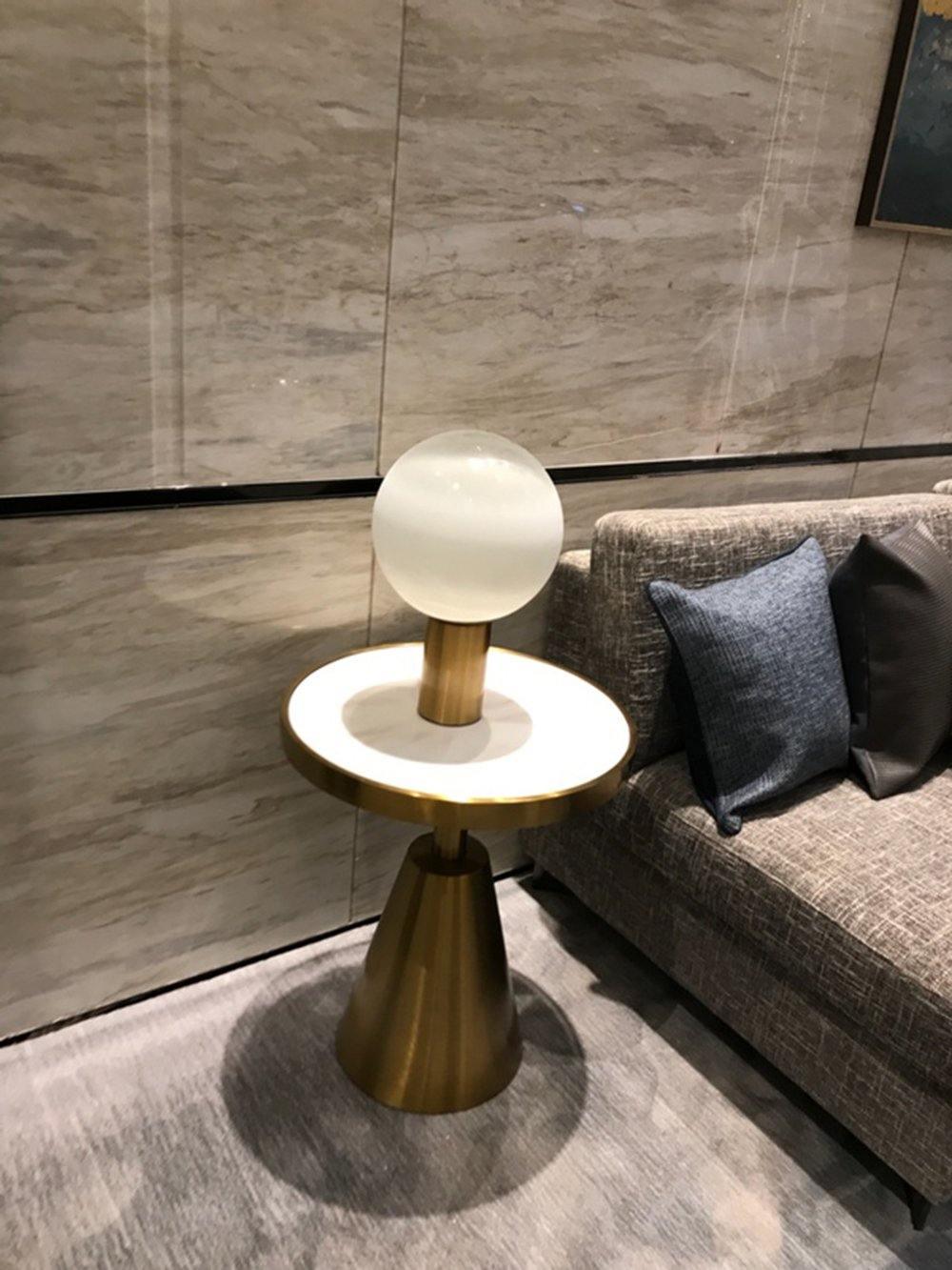 Laguna Table Lamp | Hand-Blown Glass & Aluminum | Gold Finish