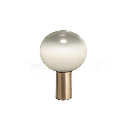 Laguna Table Lamp | Hand-Blown Glass & Aluminum | Gold Finish