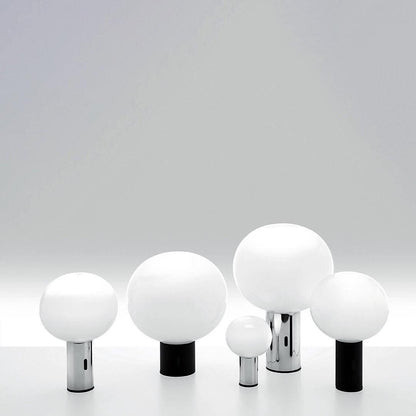 Laguna Table Lamp | Hand-Blown Glass & Aluminum | Gold Finish