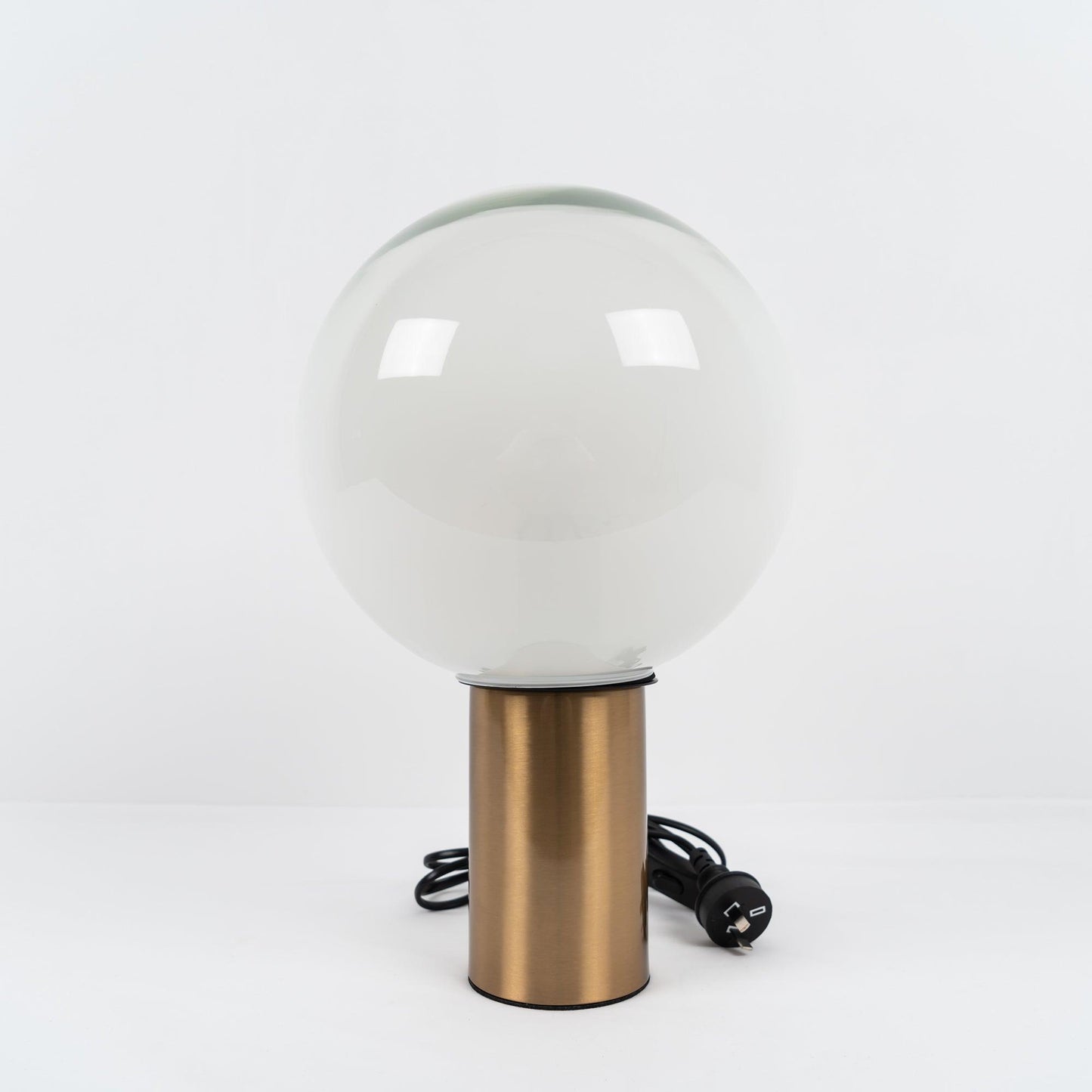 Laguna Table Lamp | Hand-Blown Glass & Aluminum | Gold Finish