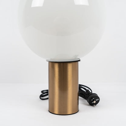 Laguna Table Lamp | Hand-Blown Glass & Aluminum | Gold Finish
