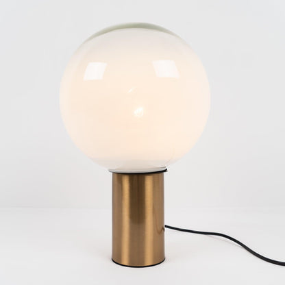 Laguna Table Lamp | Hand-Blown Glass & Aluminum | Gold Finish