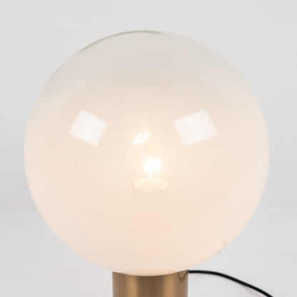 Laguna Table Lamp | Hand-Blown Glass & Aluminum | Gold Finish
