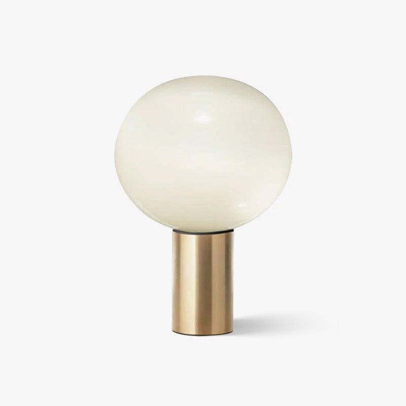 Laguna Table Lamp | Hand-Blown Glass & Aluminum | Gold Finish