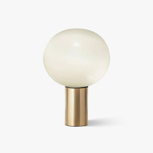Laguna Table Lamp | Hand-Blown Glass & Aluminum | Gold Finish