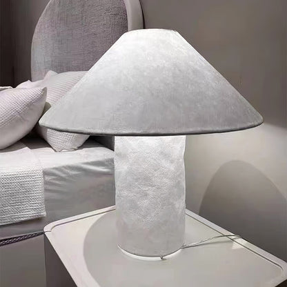 Crinkle Paper Table Lamp | White Metal & Dupont Paper | 50cm/75cm