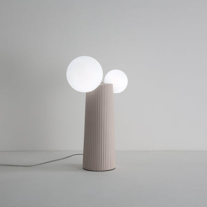 Land Table Lamp | Resin | Dark Red, Green, Latte Color, Black, White