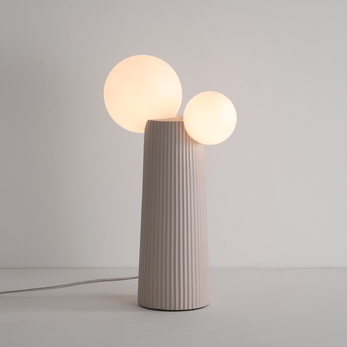 Land Table Lamp | Resin | Dark Red, Green, Latte Color, Black, White