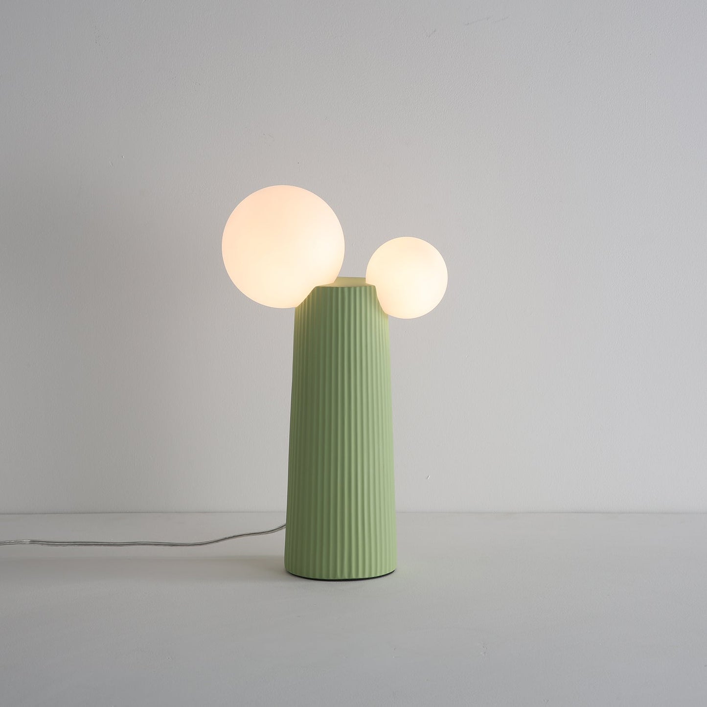 Land Table Lamp | Resin | Dark Red, Green, Latte Color, Black, White