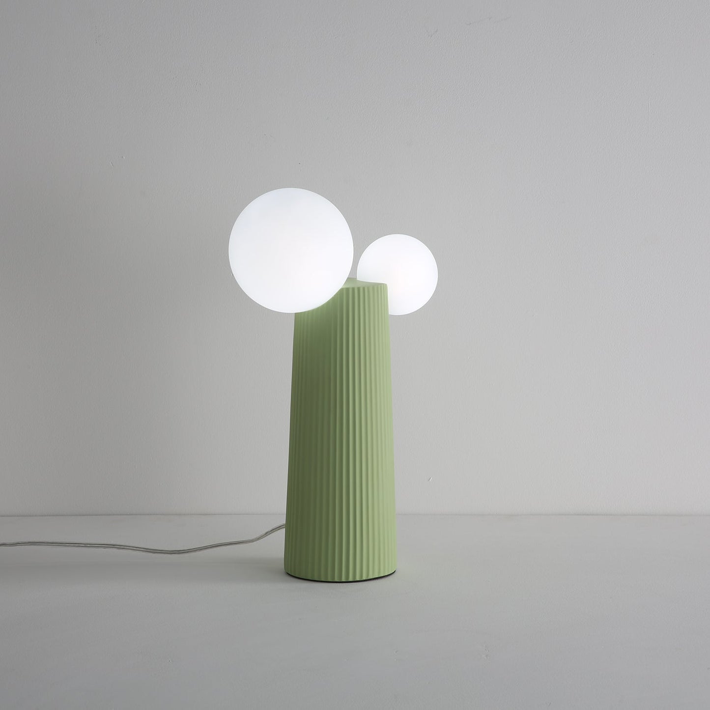 Land Table Lamp | Resin | Dark Red, Green, Latte Color, Black, White