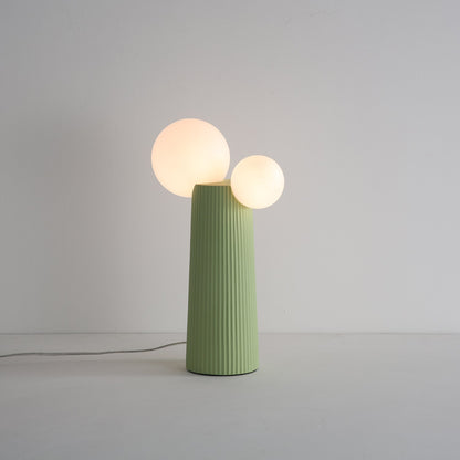 Land Table Lamp | Resin | Dark Red, Green, Latte Color, Black, White