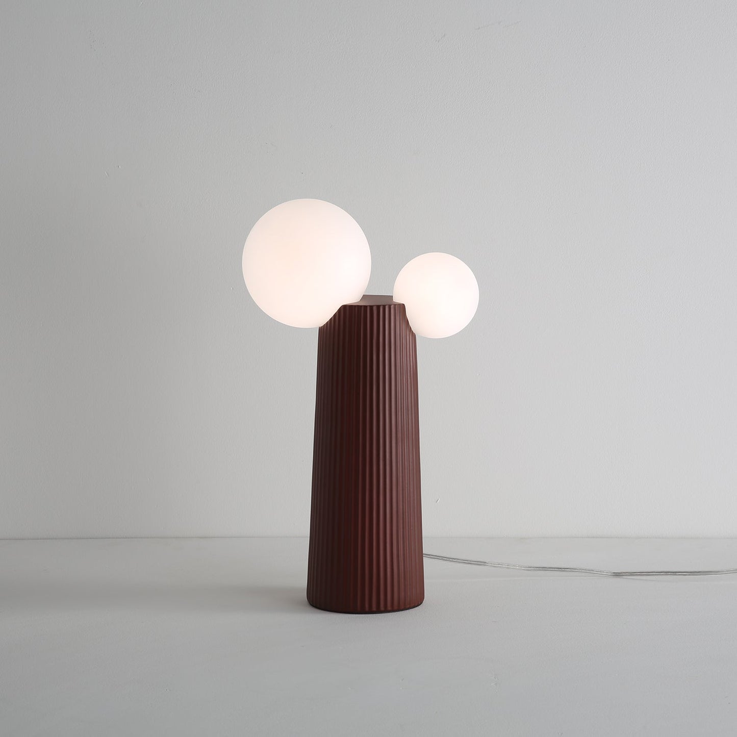 Land Table Lamp | Resin | Dark Red, Green, Latte Color, Black, White