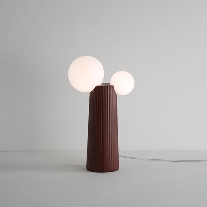 Land Table Lamp | Resin | Dark Red, Green, Latte Color, Black, White
