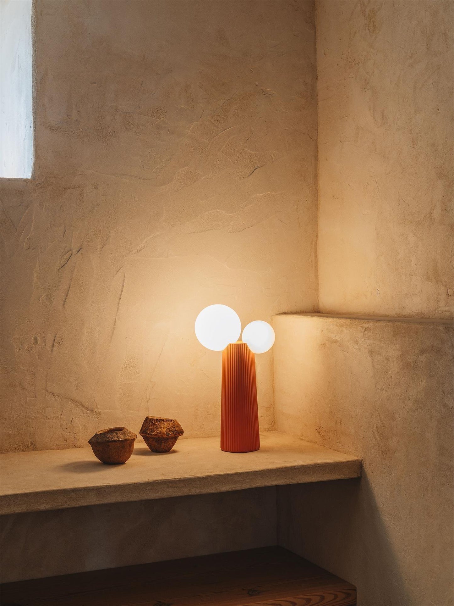 Land Table Lamp | Resin | Dark Red, Green, Latte Color, Black, White