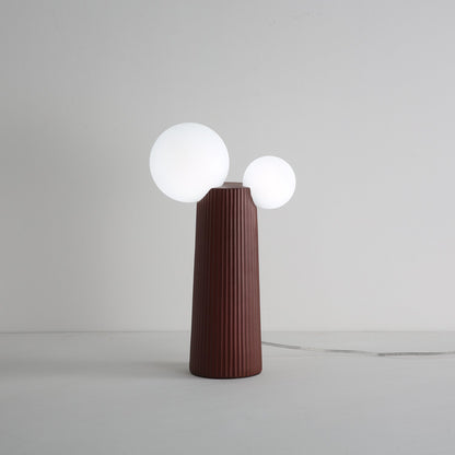 Land Table Lamp | Resin | Dark Red, Green, Latte Color, Black, White