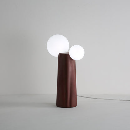 Land Table Lamp | Resin | Dark Red, Green, Latte Color, Black, White